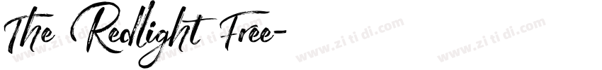 The Redlight Free字体转换